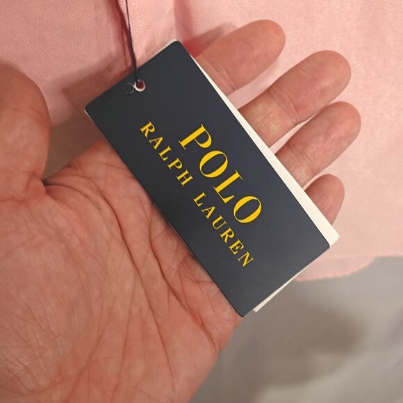 Polo Ralph Lauren Core Replen Mens XXL 2XL Shirt Pink Classic Fit Flesh Pony NEW - Picture 2 of 12